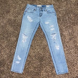Pacsun Bullhead Boyfriend Skinny Ripped Jeans